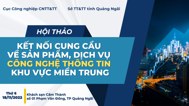 Hội thảo kết nối cung cầu về sản phẩm, dịch vụ công nghệ thông tin khu vực Miền Trung