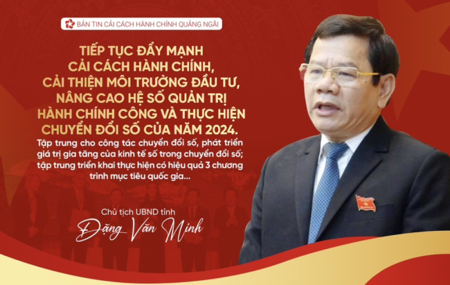 BẢN TIN CẢI CÁCH HÀNH CHÍNH TỈNH QUẢNG NGÃI SỐ 9/2023
