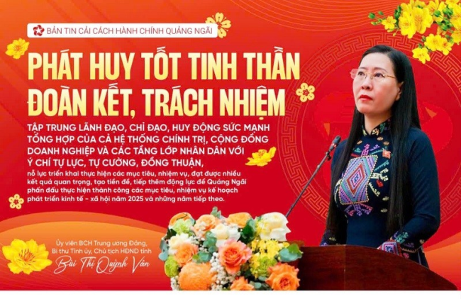 Phát huy tốt tinh thần đoàn kết, trách nhiệm, tập trung lãnh đạo, chỉ đạo, huy động sức mạnh tổng hợp của cả hệ thống chính trị, cộng đồng doanh nghiệp và các tầng lớp nhân dân....