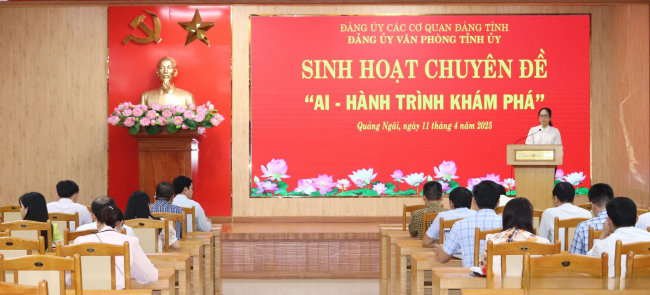 Hội nghị sinh hoạt chuyên đề với chủ đề “AI – Hành trình khám phá”