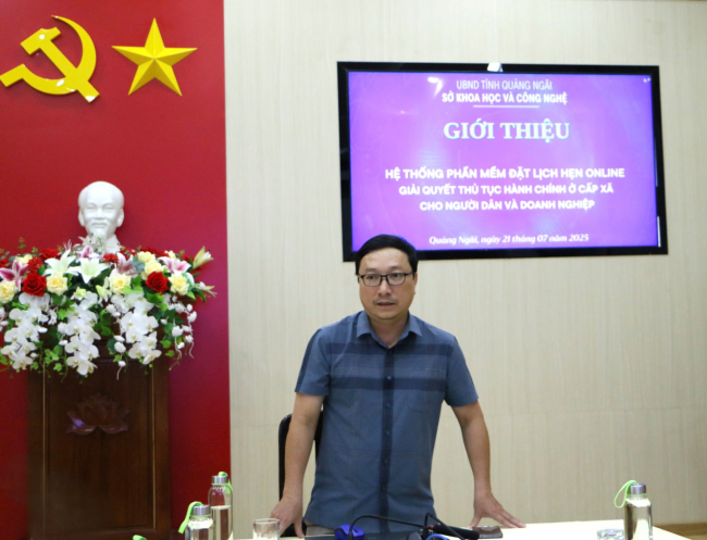 Giới thiệu Hệ thống phần mềm đặt lịch hẹn online giải quyết thủ tục hành chính ở cấp xã cho người dân và doanh nghiệp