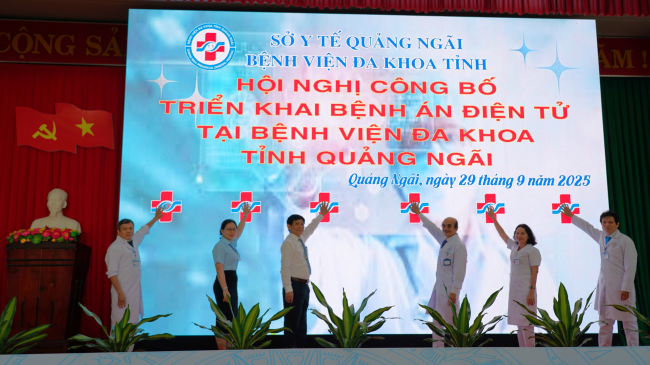 Bệnh viện Đa khoa tỉnh Quảng Ngãi triển khai bệnh án điện tử