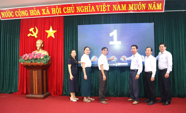 Lễ phát động phong trào "Bình dân học vụ số" trên địa bàn xã Trà Bồng