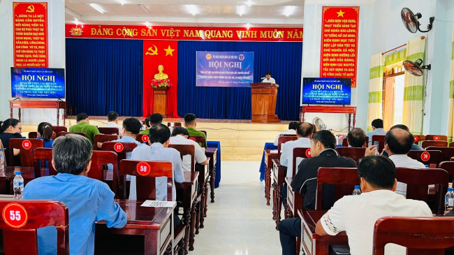 Xã Mỏ Cày tổng kết cao điểm 60 ngày đêm thúc đẩy, nâng cao hiệu quả dịch vụ công trực tuyến