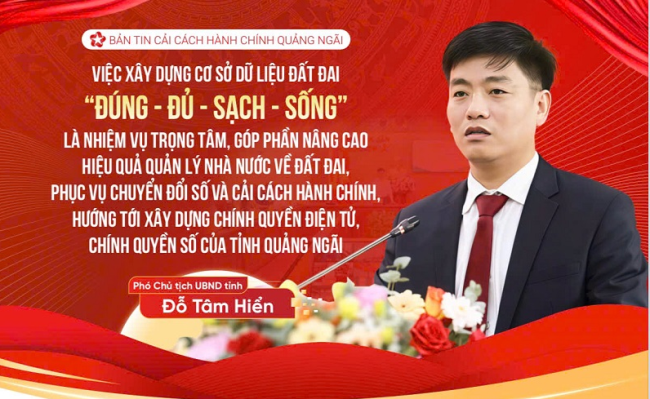 Việc xây dựng Cơ sở dữ liệu đất đai “đúng - đủ - sạch - sống” là nhiệm vụ trọng tâm, góp phần nâng cao hiệu quả quản lý nhà nước về đất đai, phục vụ chuyển đổi số và cải cách hành chính....