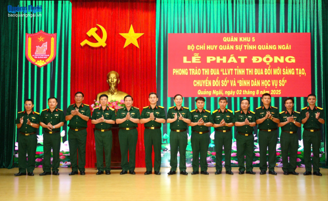 Lực lượng vũ trang tỉnh thi đua đổi mới sáng tạo và chuyển đổi số