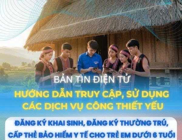 Đăng ký khai sinh, đăng ký thường trú, cấp thẻ bảo hiểm y tế cho trẻ em dưới 6 tuổi