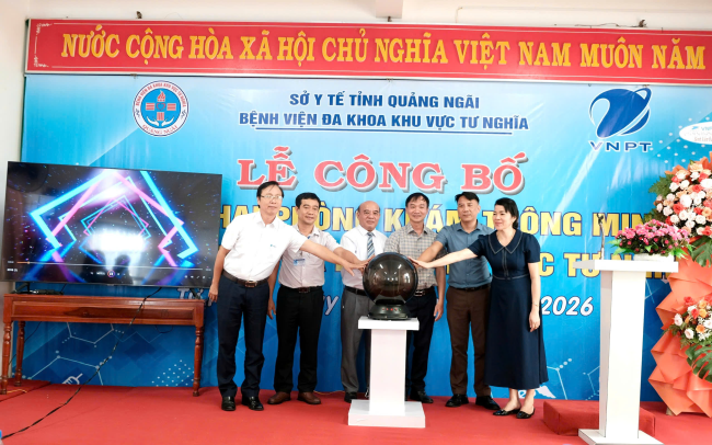 Bệnh viện đa khoa khu vực Tư Nghĩa triển khai Phòng khám thông minh